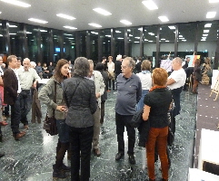 Die gute besuchte Vernissage.